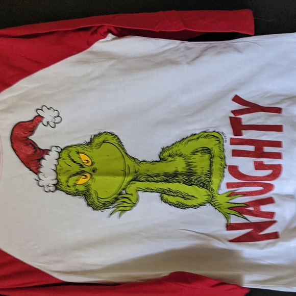 🎀The Grinch M, 'Naughty' women's t-shirt - Picture 3 of 5